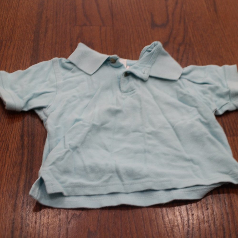 LIKE NEW LT BLUE TEE SHIRT SZ 4 (KIDS) 100% COTTON